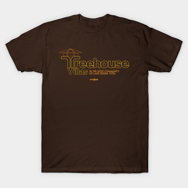 Treehouse Villas Lake Buena Vista T-Shirt by RetroWDW